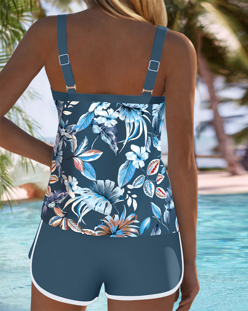 Imke | Bedruckter ärmelloser Tankini