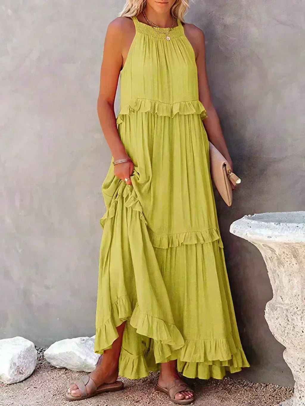 Dylilah | Kleid mit Rüschensaum