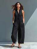 Lucinda | Eleganter ärmelloser Jumpsuit