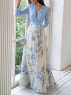 Emma | Florales Maxikleid