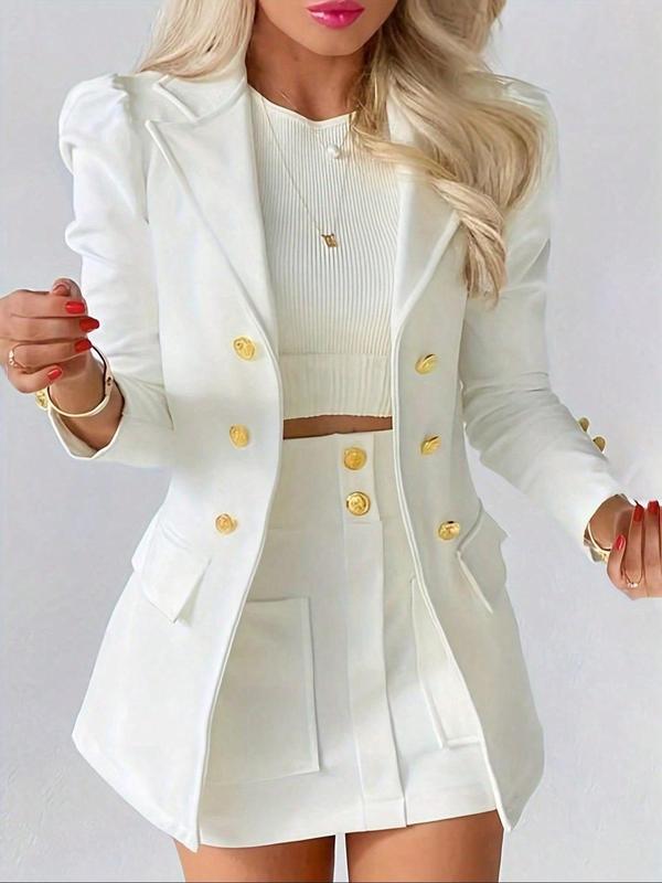 Erin - Elegantes Zweiteiliges Blazer- und Rock-Set