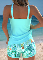 Barbara | Eleganter Tankini mit Ozeanprint