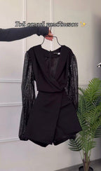 Araminta – Eleganter schwarzer Jumpsuit