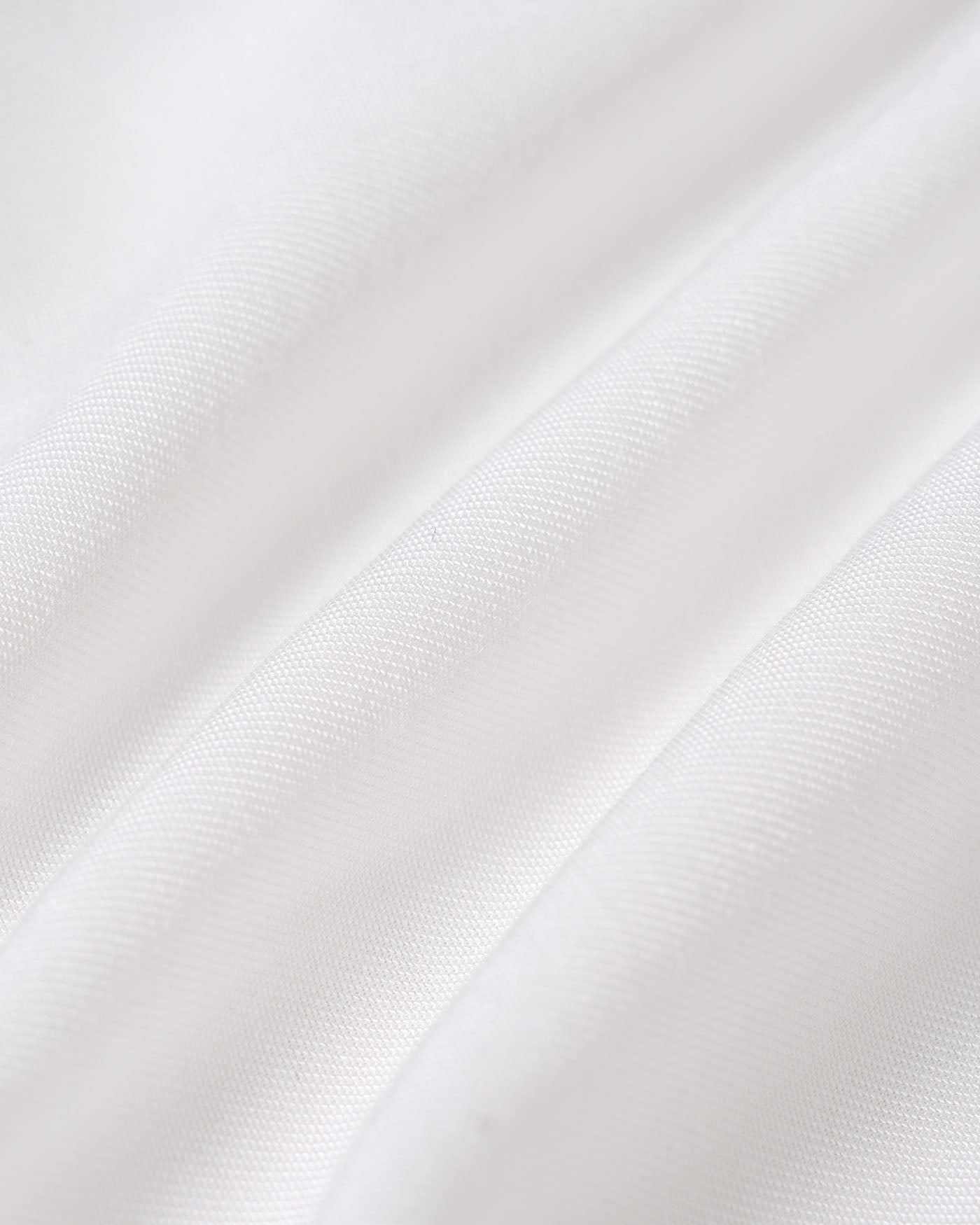 White Ruched Mini Skirt with Button Detail