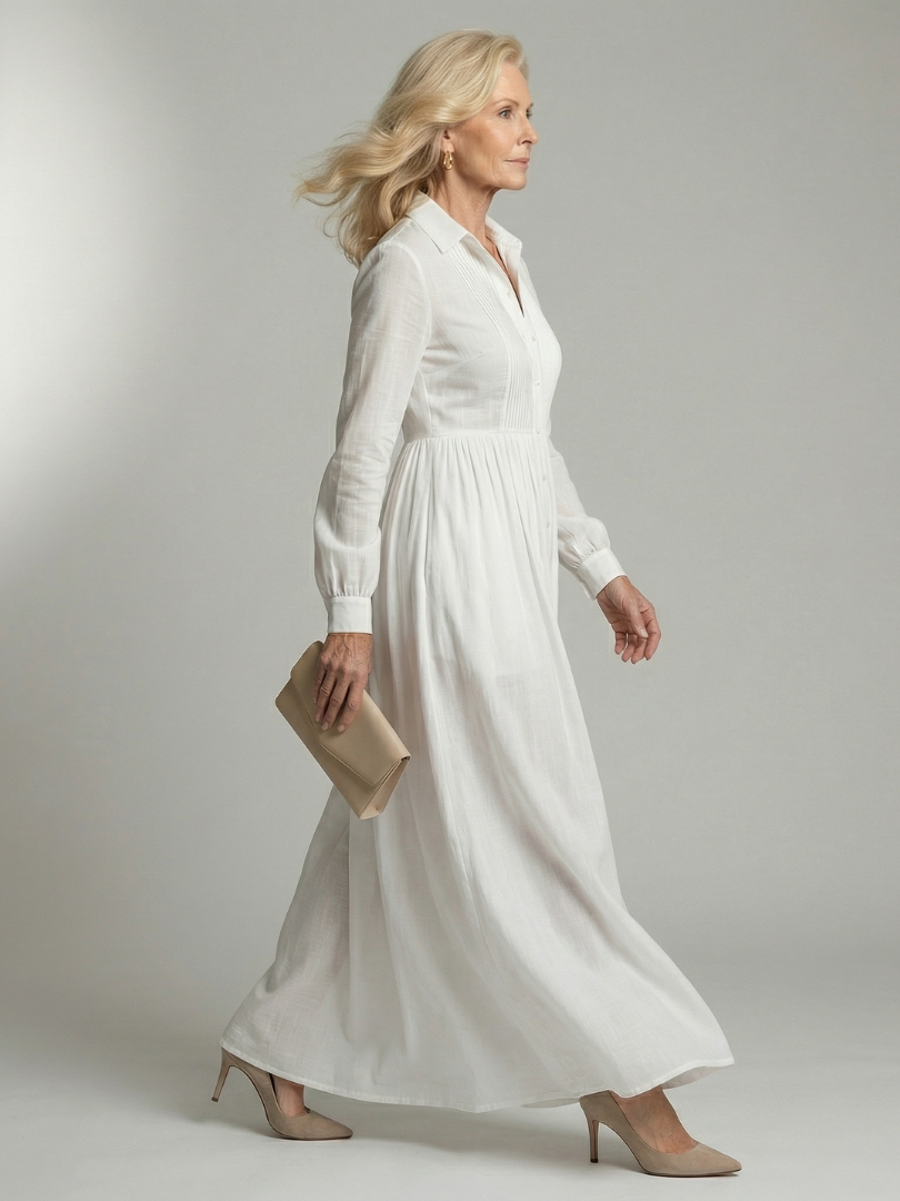 Lioren | Soft Flow Maxi-Kleid