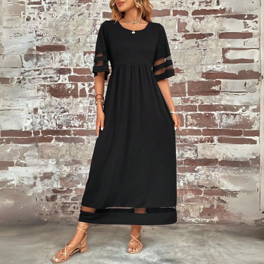 Aubrey™ – Figurbetonendes Midi-Kleid mit Bauchbedeckung