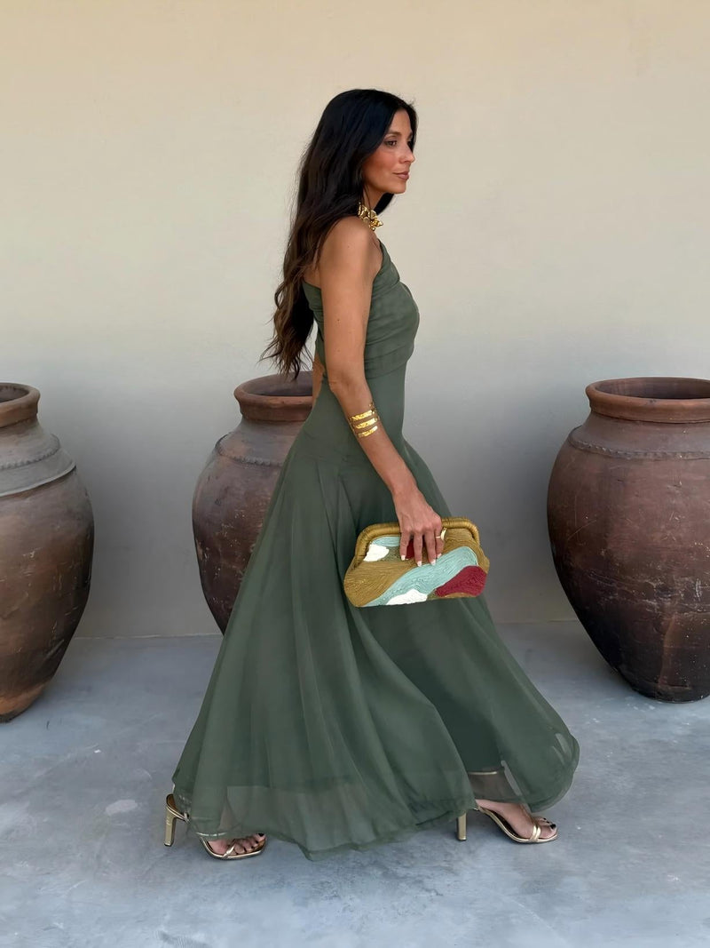 Camila | Elegantes Maxikleid aus Mesh