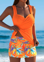 Abigail | Stilvoller Tankini mit tropischem Rock