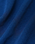 Blue Single-Breasted Collared Vest
