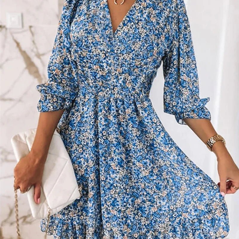 Sunna - Elegantes Blumenkleid