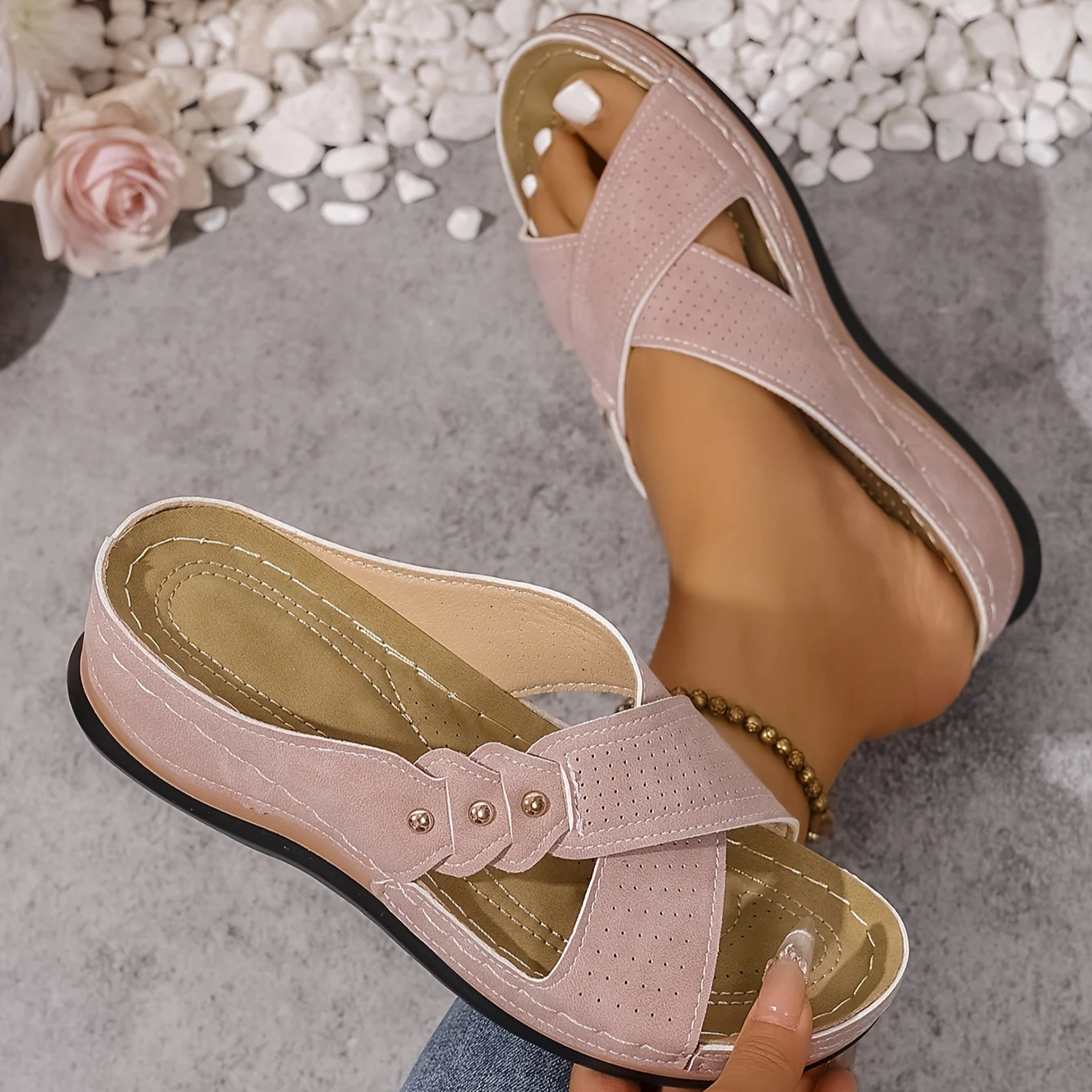 Pascalle | Orthopädische Keil-Sandalen