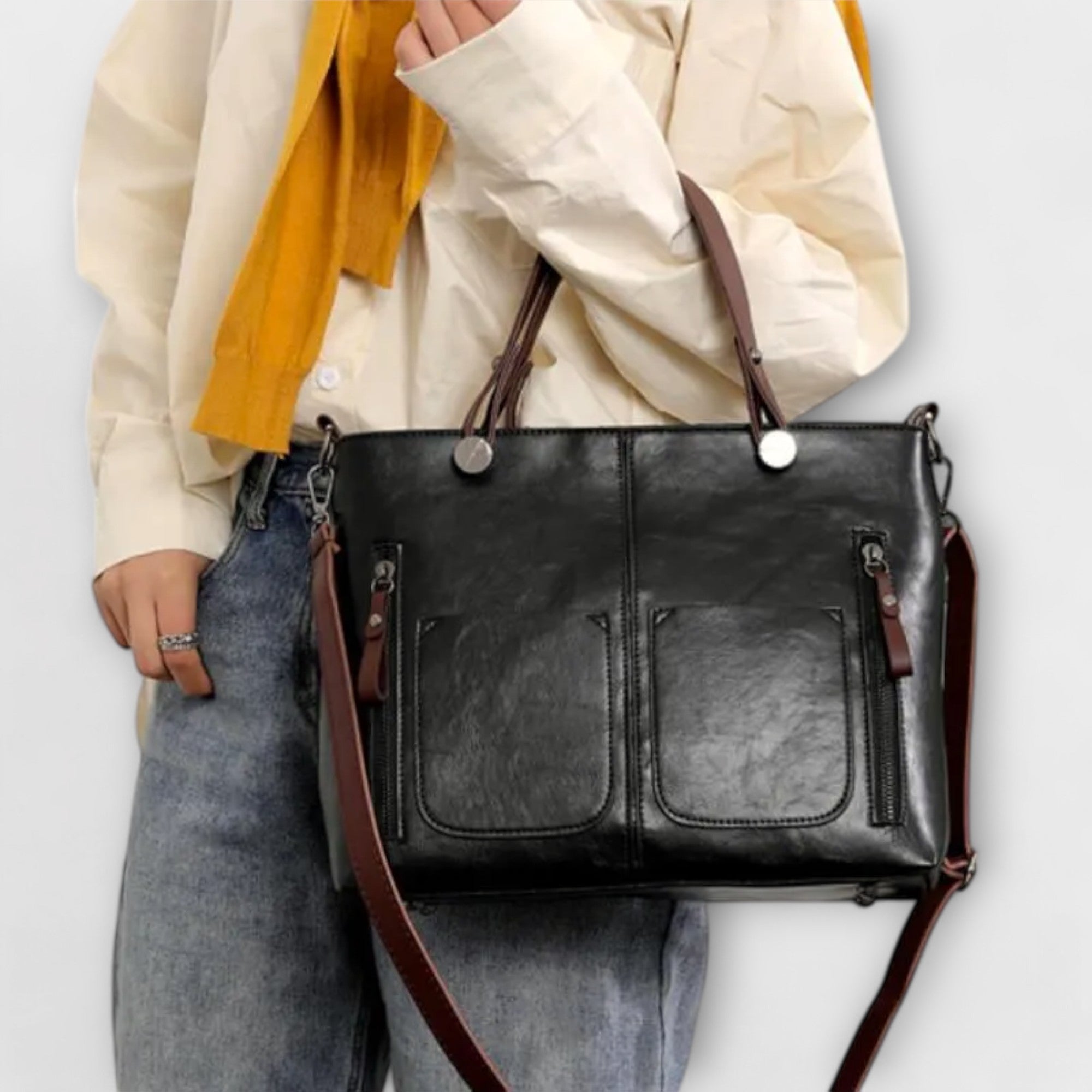 Lora - Elegante Leder Tasche