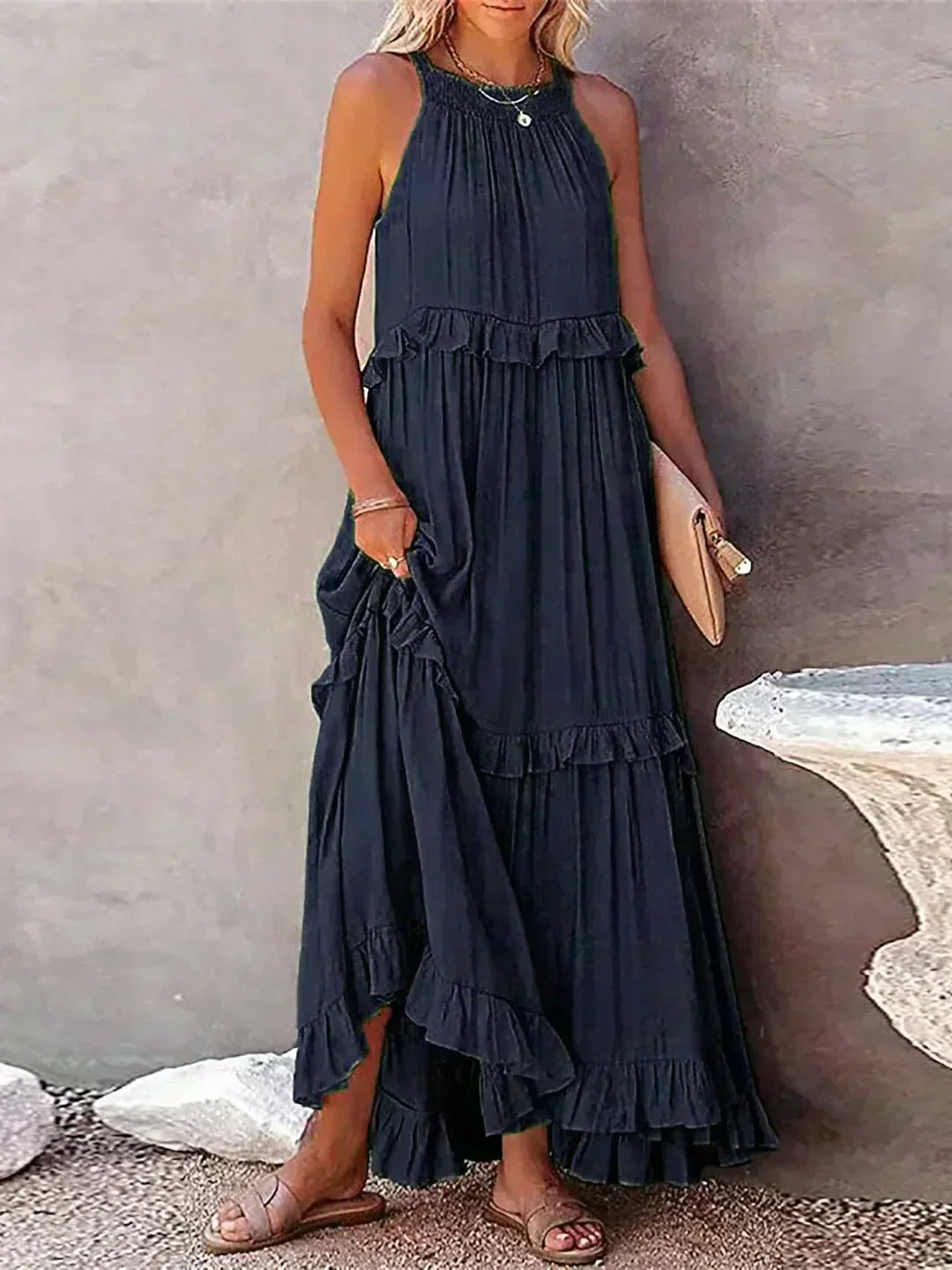 Dylilah | Kleid mit Rüschensaum