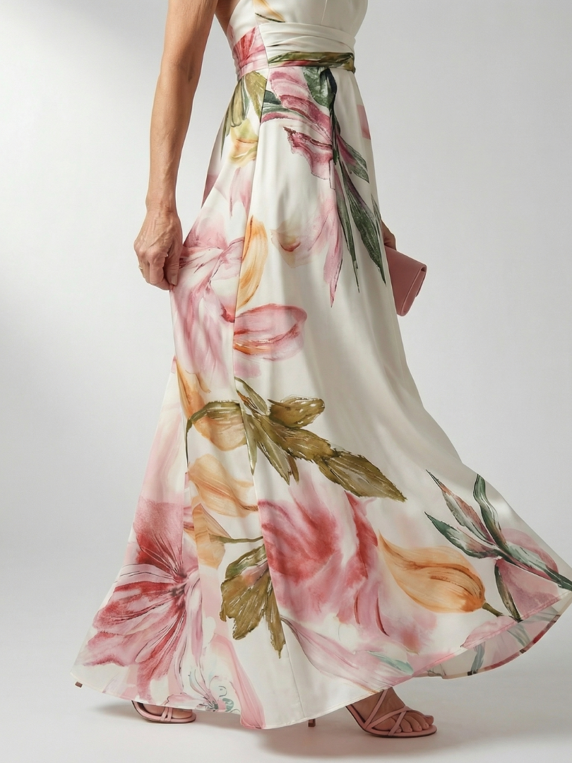 Amiel | Leichtes Floral-Maxi-Kleid