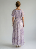 Vaelis | Midi-Kleid mit Flügelärmel