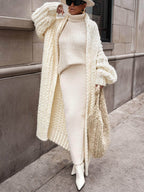 Ivory™| Strickmantel