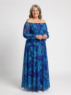 Aspen | Off-Shoulder Floral Maxi