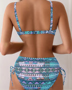 Jada | Sexy Ethnisches Druck Bikini Set