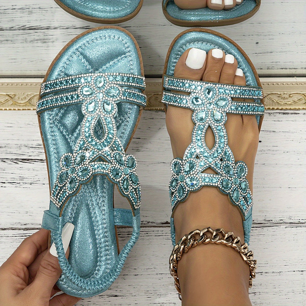 Zina | Orthopädische Kristall Sandalen