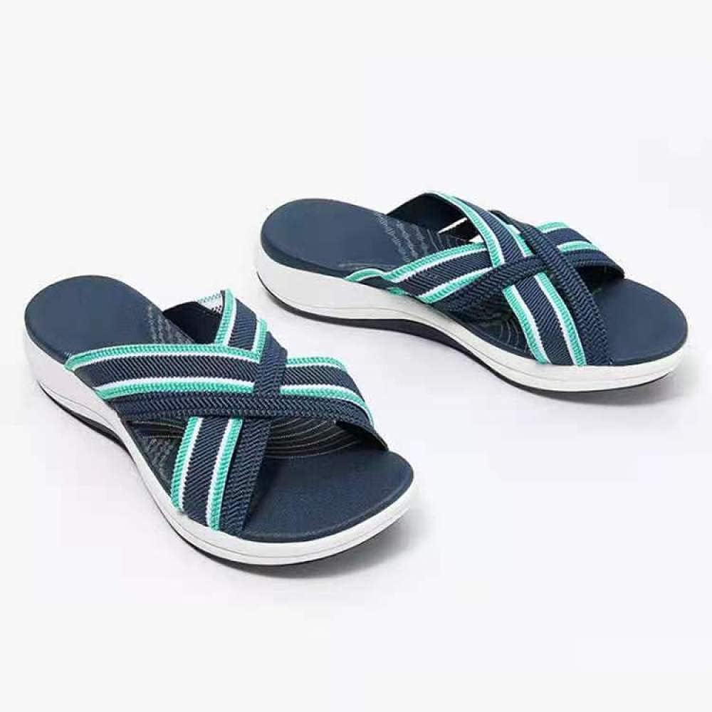 Aerynna™ | Orthopädische Komfort-Cross-Slide-Sandalen