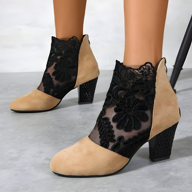 Norene™| Spitzen Stiefeletten