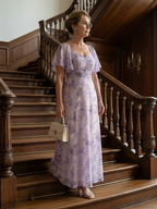 Vaelis | Midi-Kleid mit Flügelärmel