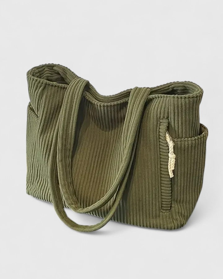 Liorane | Luxuriöse Ripp-Tasche mit Kordel-Details