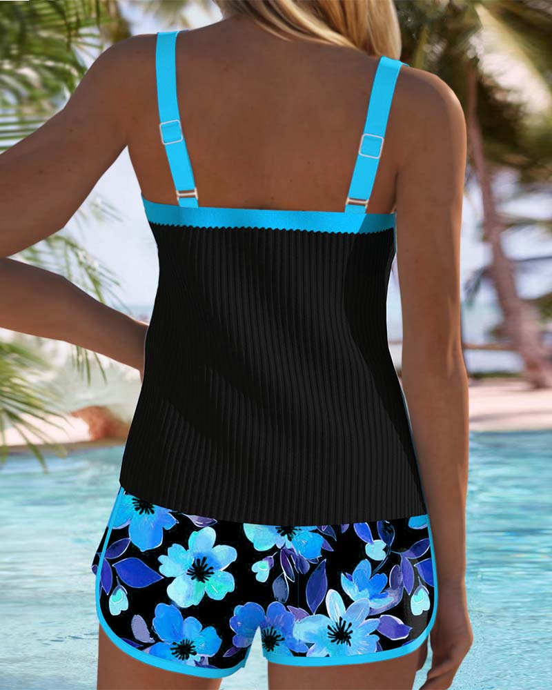 Matilda | Zweiteiliges Strand-Tankini-Hosen