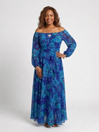 Aspen | Off-Shoulder Floral Maxi