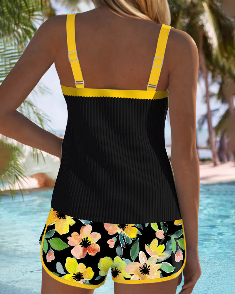 Matilda | Zweiteiliges Strand-Tankini-Hosen