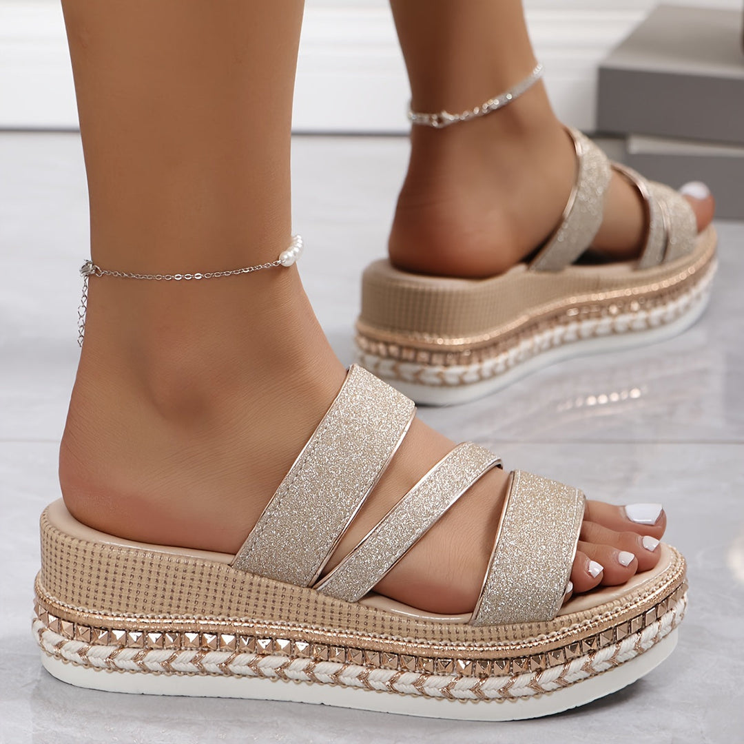 Layla | Bequeme Keil-Sandalen