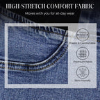 Damen Hochbundige Stretch Jeans