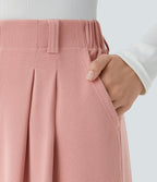 Halara Flex™ High Waisted Pocket Wide Leg Waffle Work Pants