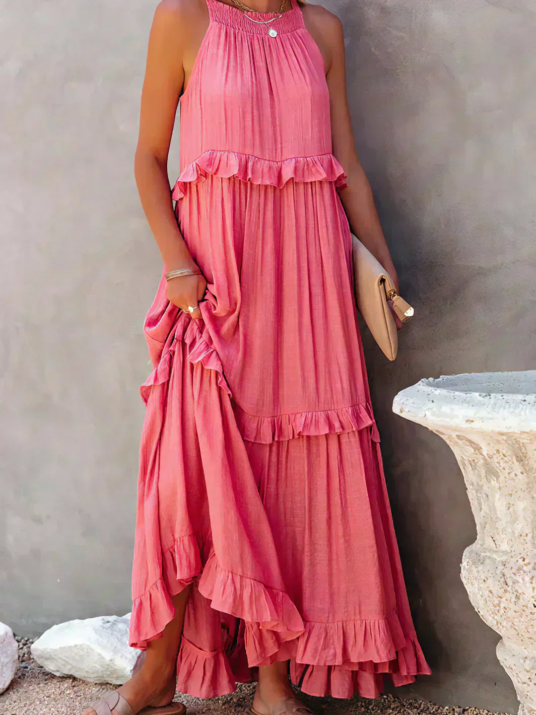 Dylilah | Kleid mit Rüschensaum