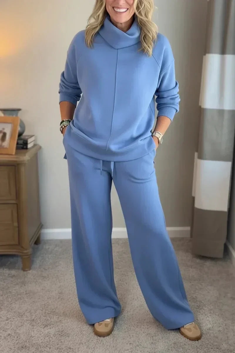 Quinn – Lässiges Turtleneck-Zweiteiler-Set