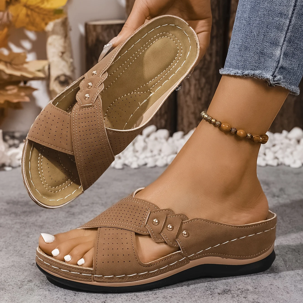 Pascalle | Orthopädische Keil-Sandalen