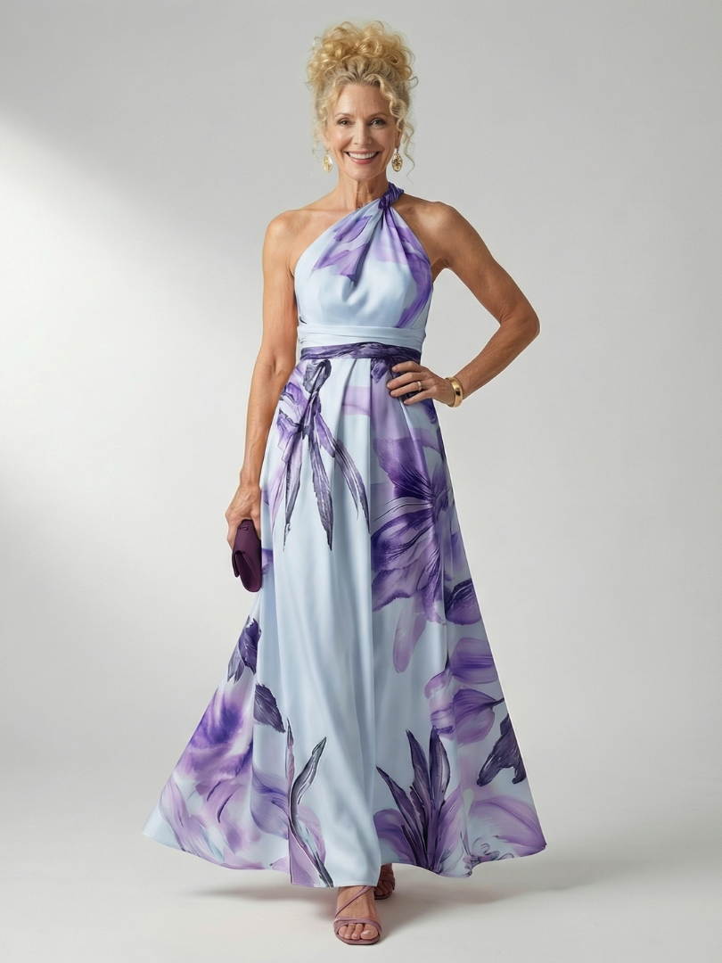Amiel | Leichtes Floral-Maxi-Kleid