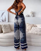 Helen | Urlaub bereit stilvolles Schnür-Top & Hose Zweiteiler Set Kleid