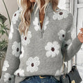 BLOOM | Pullover mit Reißverschlusskragen