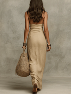 Elena | Vintage Elegantes Maxikleid