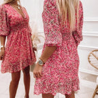 Sunna - Elegantes Blumenkleid