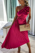Eya™ | Elegantes Maxi-Kleid mit floralen Muster und einem Schulterträger