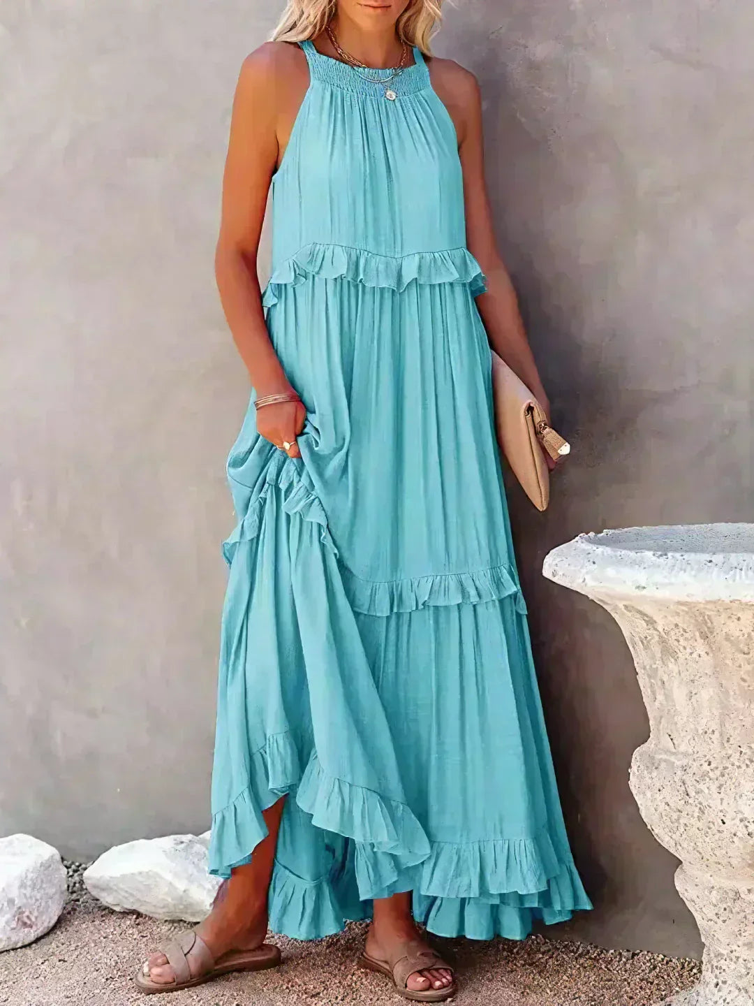 Dylilah | Kleid mit Rüschensaum