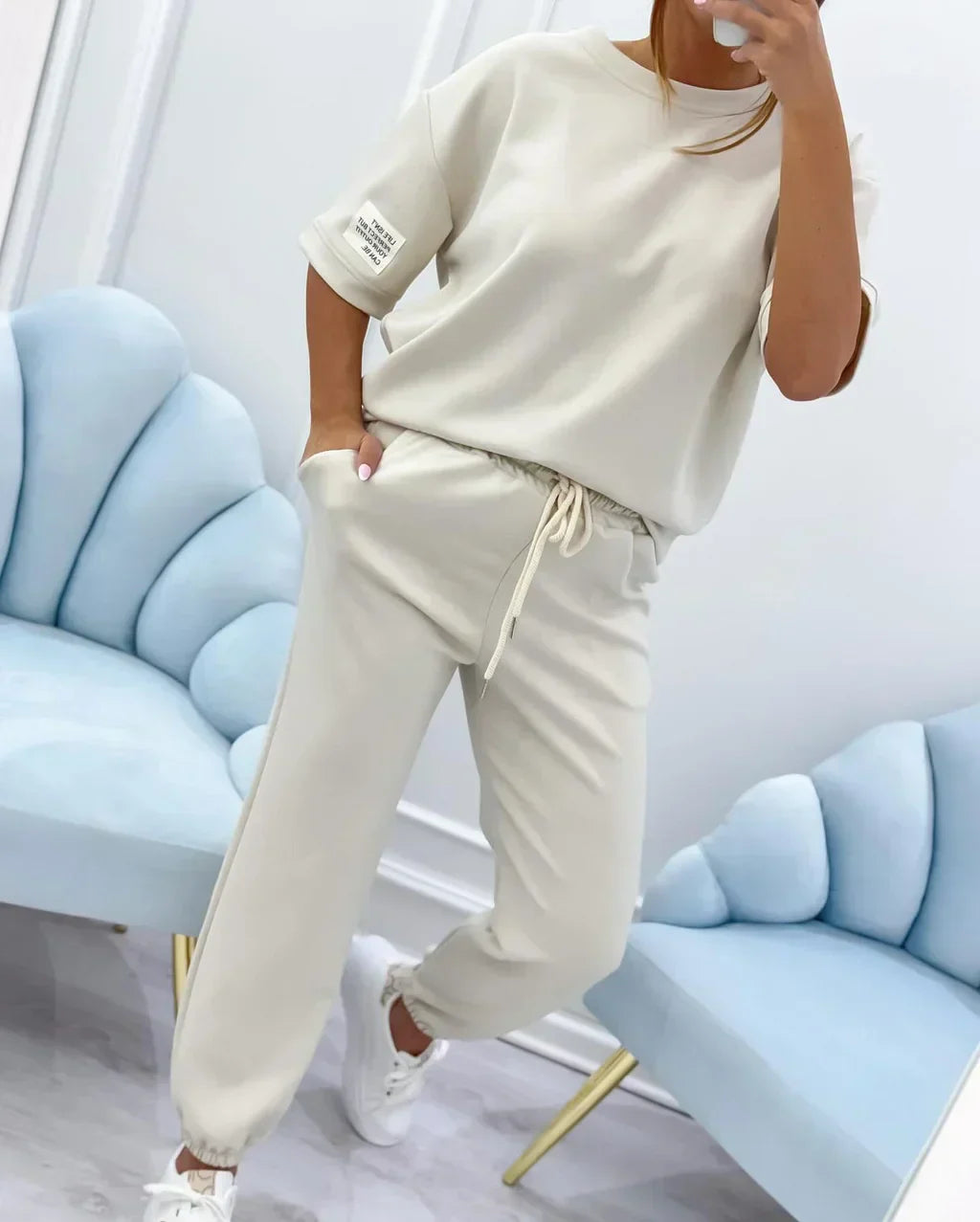 Hadley – Baumwoll- und Leinen-Casual-Set