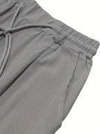 NICHOLS | WEITE LEINENHOSE MIT KORDEL