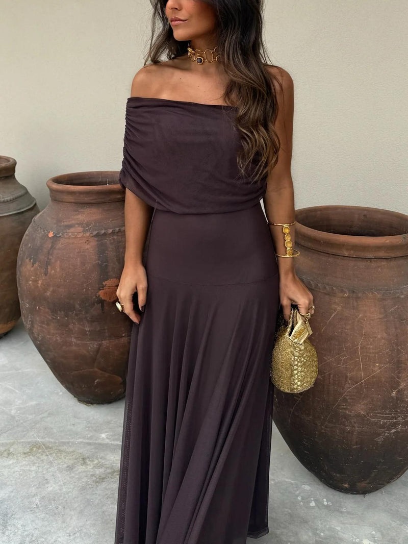 Camila | Elegantes Maxikleid aus Mesh