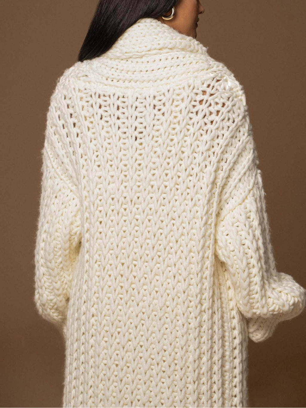 Ivory™| Strickmantel
