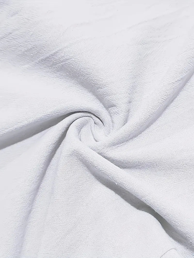 NICHOLS | WEITE LEINENHOSE MIT KORDEL