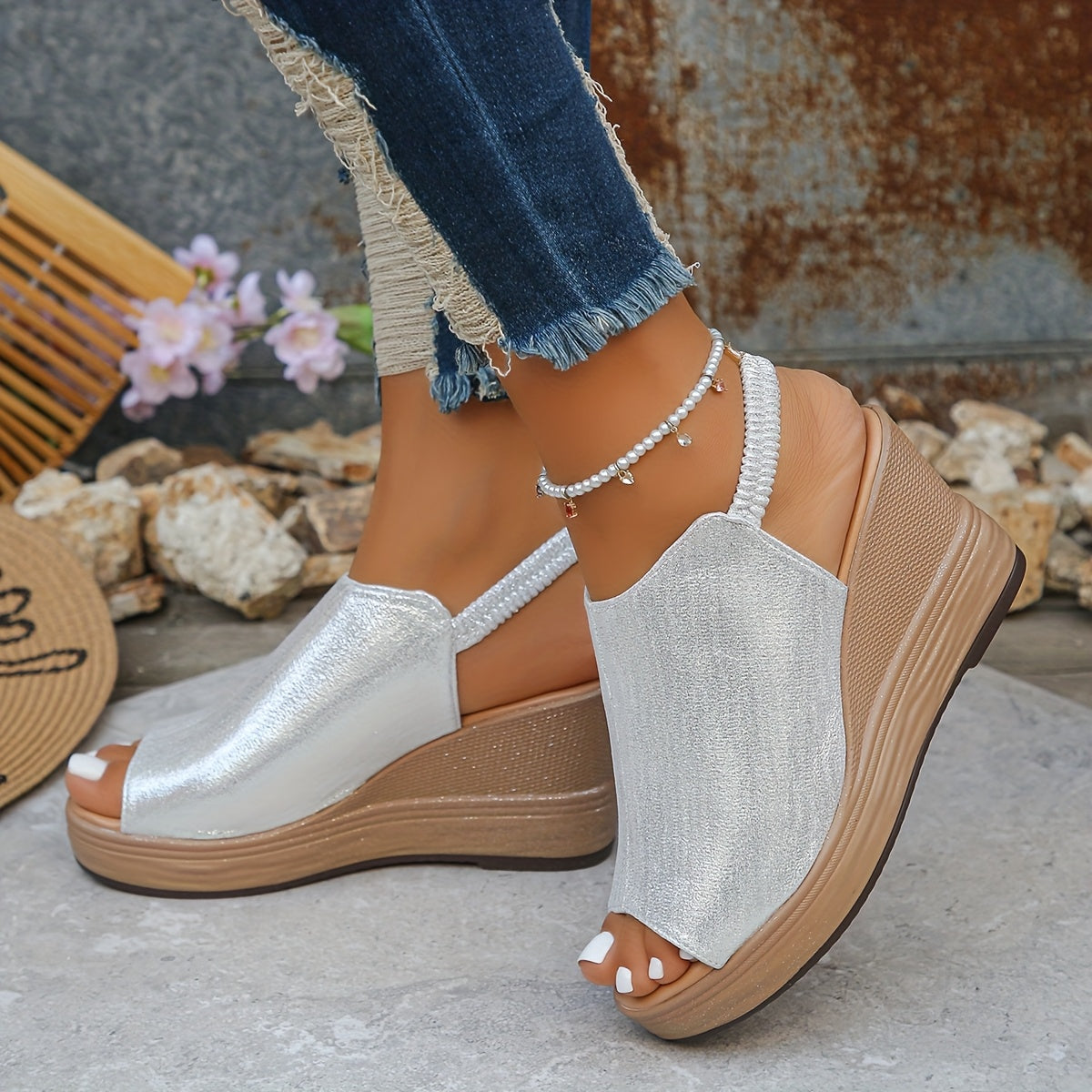 Aurora | Orthopädische Keilsandalen