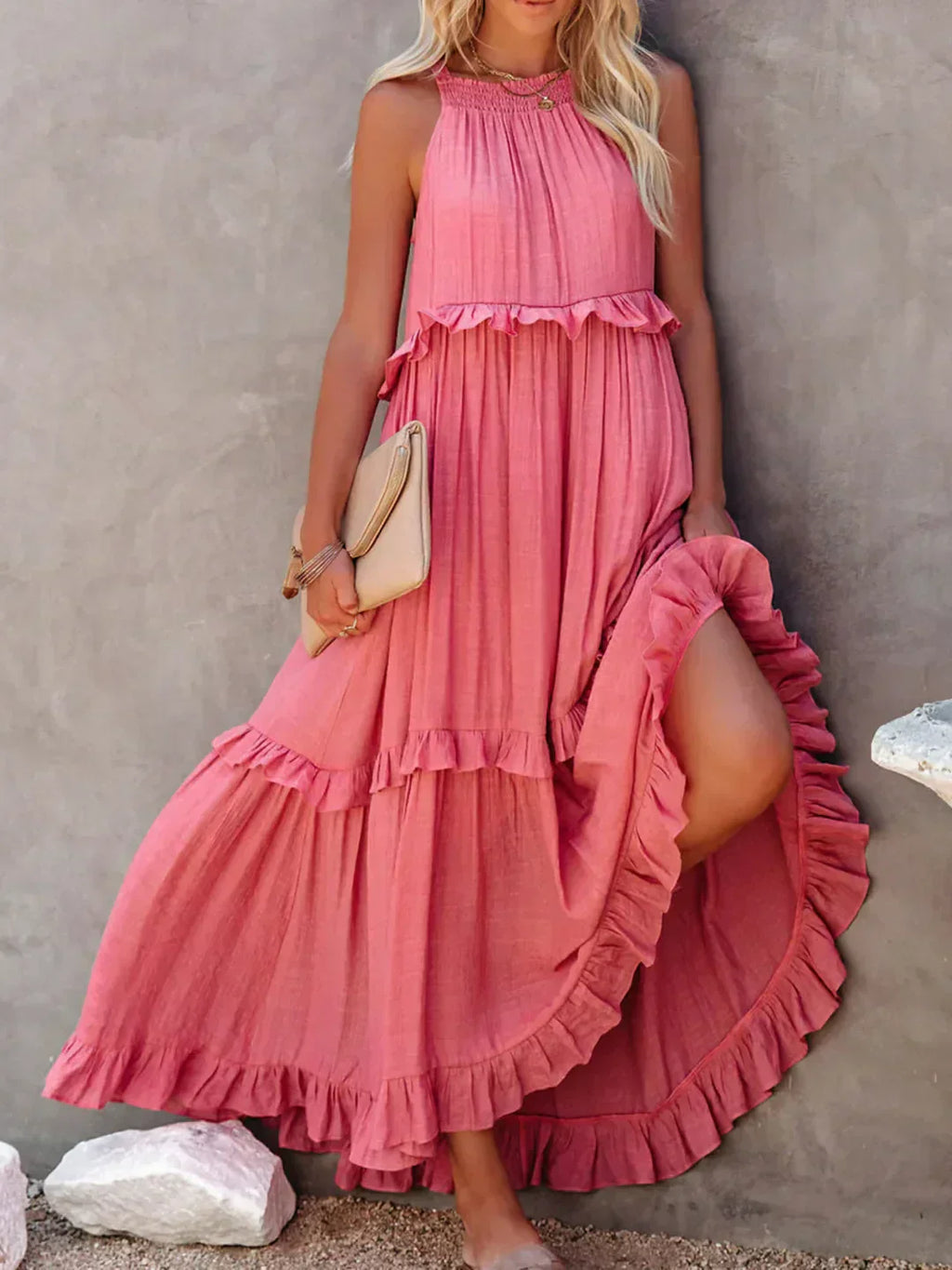Dylilah | Kleid mit Rüschensaum